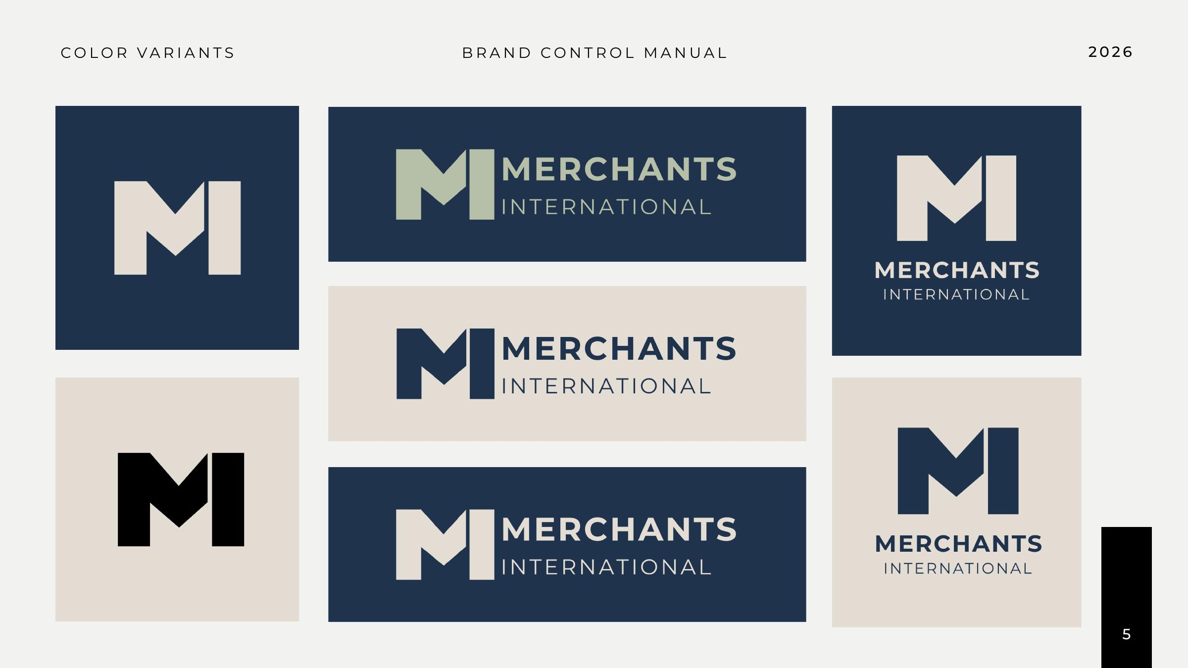 Approved Merchants International logo variations
